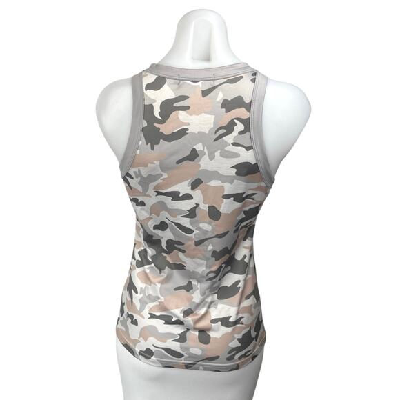 CDR Women's Multicolor Sleeveless Camo Camouflage Racerback Crop Tank Top Size S - Picture 2 of 4